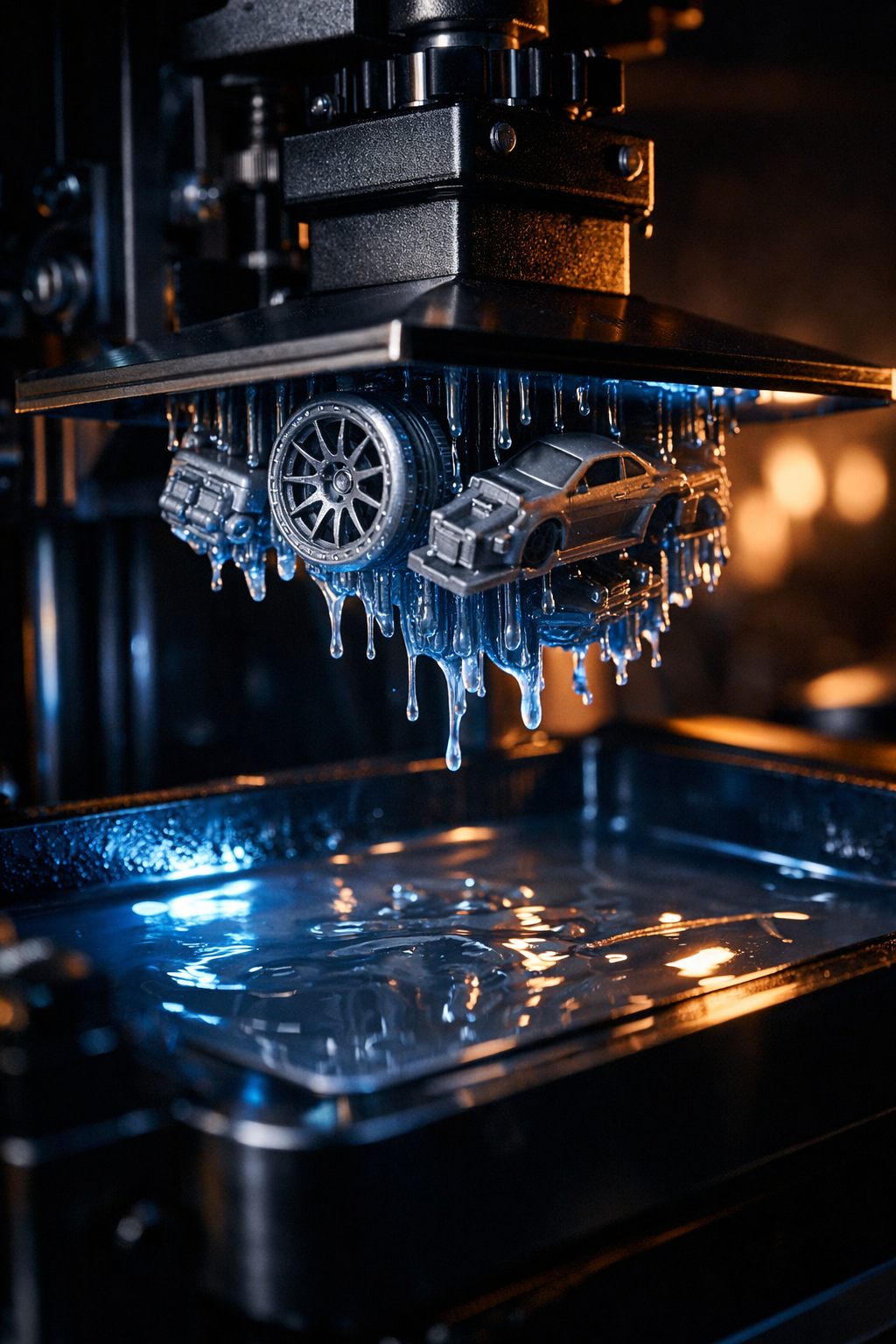 impresión 3D en resina proceso detallado modelismo