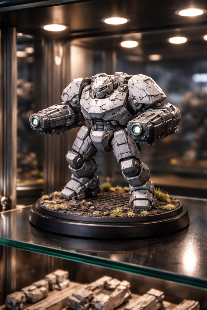 miniatura terminada vitrina calidad profesional resina