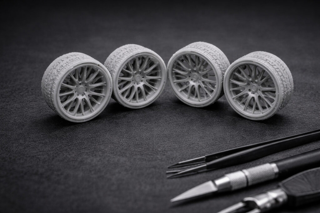 rines impresos en resina escala 1/24 alta calidad México